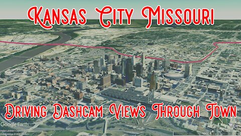 Kansas City Missouri \ Driving Dashcam Views Through Town on I-29 to I-70 \ Tech N9ne Music!