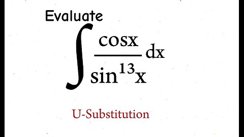 Integrate cosx/sinx¹³x dx