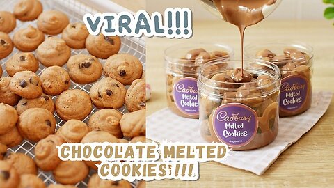 CHOCOLATE MELTED COOKIES.. VIRAL!!