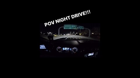 Tuned Mustang GT POV NIGHT DRIVE