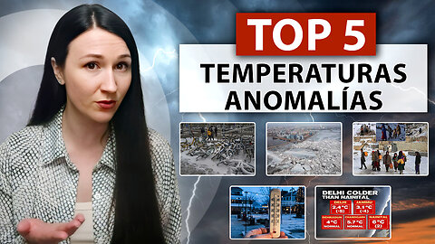 TOP 5 TEMPERATURAS ANOMALÍAS