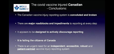 The Vaccine Injured Canadian - How To Report?