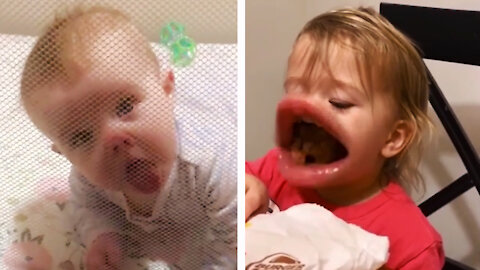 The Top Funniest Baby Videos| Cute Babies Acting Silly