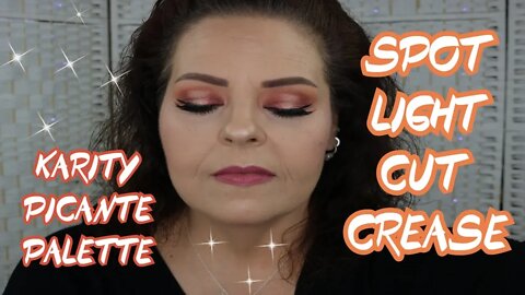 SPOTLIGHT CUT CREASE - KARITY PICANTE PALETTE l Sherri Ward