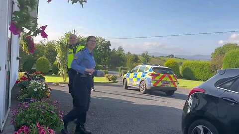 Four Gardaí have arrived at the Burke home to arrest teacher Enoch Burke after he refused to endorse