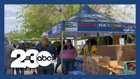 United Way of Kern County distributes books, food in McFarland