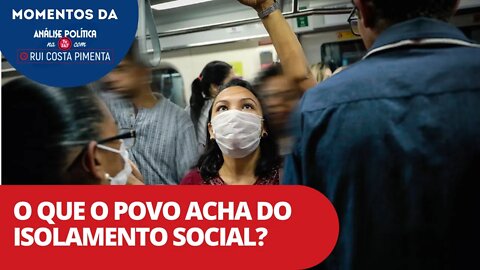 O que o povo acha do isolamento social? | Momentos da Análise Política na TV 247