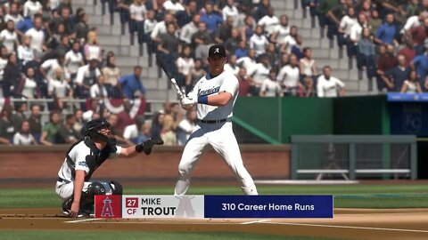 MLB The Show 22 Mike Trout Homerun Derby