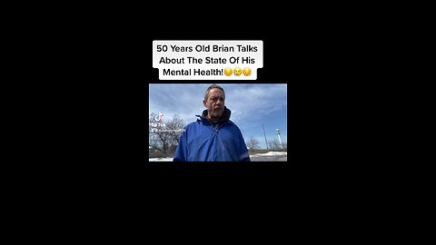 Homeless Man Talks About His Mental Health Issues!😔