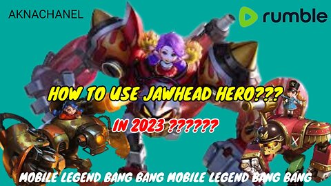 HOW TO USE JAWHEAD HERO?? IN 2023??