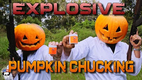 Tannerite & Sonic Boom vs. Pumpkins! UP TO 5LBS!!!