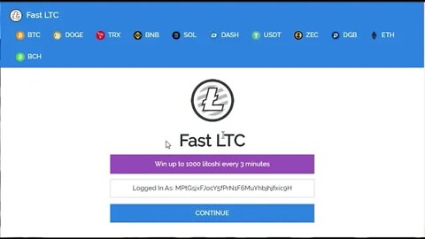 ltc litecoin direto na faucet pay a cada 3 minutos