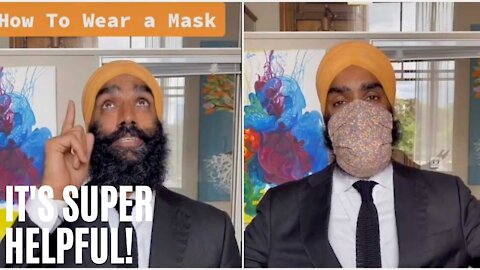 Jagmeet Singh's Brother Is On TikTok Too & He's Sharing A Face Mask Hack