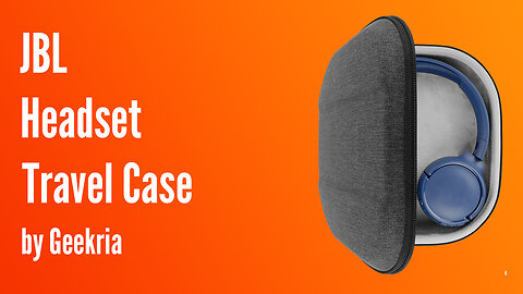 JBL On-Ear Headphones Travel Case, Hard Shell Headset Carrying Case | Geekria