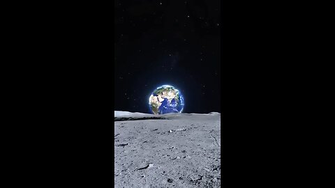 How Earth look from Moon