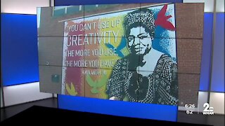 Mural in Brooklyn Park honors a legendary poet