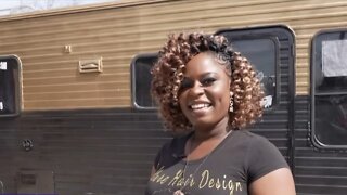 Woman's Mobile Hair Salon Offers Look Into Front Lines Of Pandemic