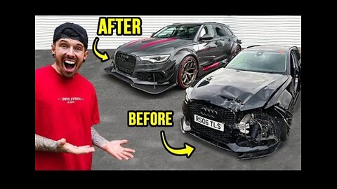 I BOUGHT A GT3 KIT FOR MY WRECKED AUDI RS6