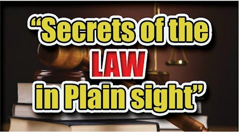 Secrets of the Law Hidden in Plain Sight - BOR