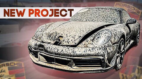 We Bought A Extremely Dirty 2020 Porsche Carrera S, First Wash In Years, Front End Damage Part #1