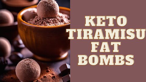 Keto Tiramisu Fat Bombs