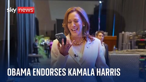 Obamas endorses Kamala Harris to take on Donald Trump in White House race| CN ✅