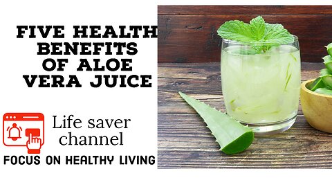 HEALTH BENEFITS OF ALOE VERA JUICE