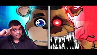 React A HISTÓRIA COMPLETA DE FIVE NIGHTS AT FREDDYS - Melhor do mundo