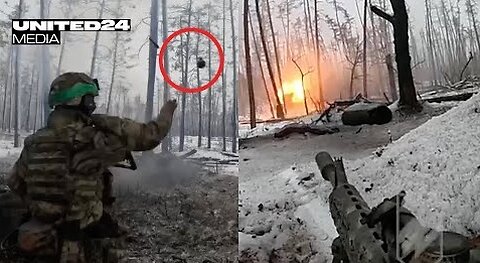 A Kreminna. Azov Brigade in Ukraine Kill the Russian squad. Forest Assault - Trench. section two