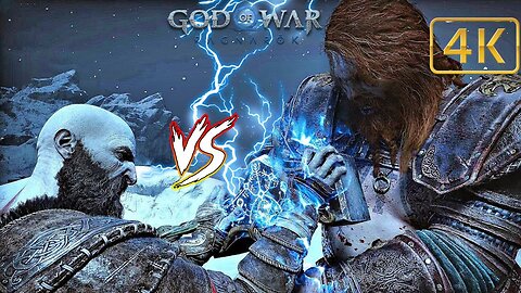 Kratos VS Thor 😱 Boss Fight || God OF WAR RAGNAROK || (4K 60 FPS)