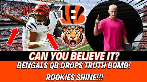 💯🔥 BENGALS' QB DROPS TRUTH BOMB! ROOKIE SENSATION CHANGES EVERYTHING! WHO DEY NATION NEWS