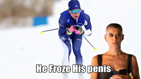 Skier⛷ Freezes Penis IN Beijing Olympics DURING 20k Cross Country Skiing Competition