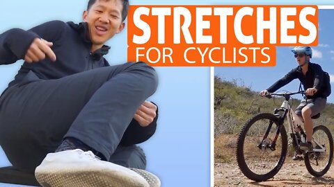 Top 2 Stretches For Cyclists - 2 Stretches And One Hip Strength Drill For Bikers