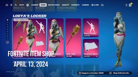 Fortnite Item Shop|April 13, 2024