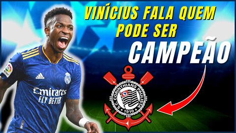 Bomba! Vinícius Júnior Aponta Corinthians Pela Briga Pelo Titulo