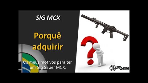 Sig Sauer MCX .177 Pellet Rifle - Por quê você deveria ter um?