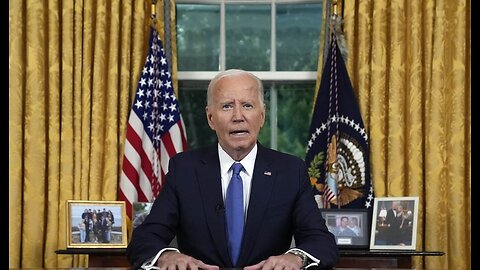 Biden Finally Speaks Out on Demise of Reelection Campaign, Mentions Pelosi's Role