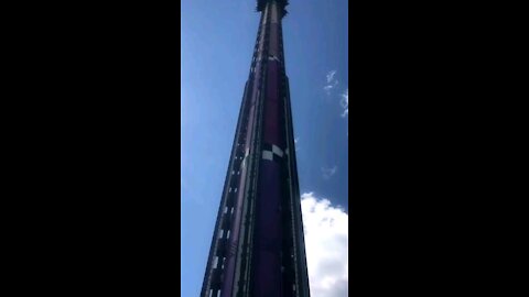 Wonderland insane scary ride drop tower