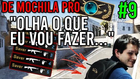 "MINI" DE MOCHILA PRO GLOBAL - Competitivo Curto do CSGO