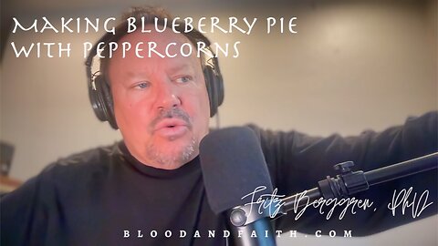 Making Blueberry Pie with Peppercorns