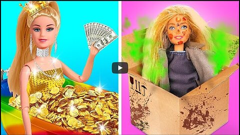 RICH vs POOR CRAFTS for DOLLS || DIY MINIATURE CRAFTS