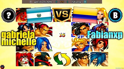 Samurai Shodown IV (gabriela michelle Vs. Fabianxp) [El Salvador Vs. Colombia]