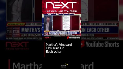 Martha’s Vineyard Libs Turn On Each other #shorts