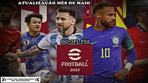 PES 2023 ATUALIZAÇÃO MÊS DE MAIO ISO OPL PS2