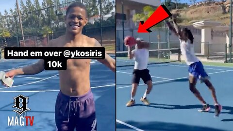 YK Osiris Loses $15k Relying On His Fluky Basketball Form! 🤮