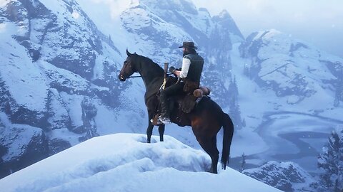 RED DEAD REDEMPTION 2 PS4 [Free Roam Gameplay] - Snow