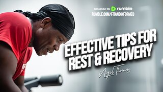 FIT & INFORMED | EFFECTIVE TIPS FOR REST AND RECOVERY