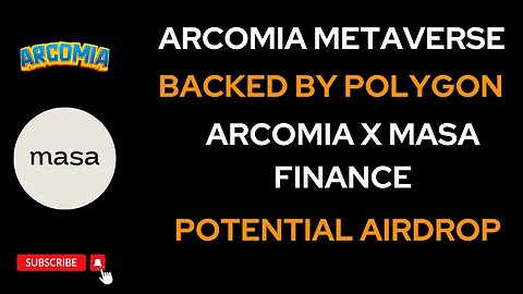 Arcomia Metaverse Airdrop | Backed by Polygon | Partnership With Masa | Potential Airdrop | Gaming