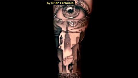 Beautiful tattoo by Brian Ferraiolo #shorts #tattoos #inked #youtubeshorts