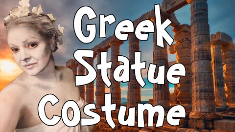 Greek Statue DIY costume and make up tutorial